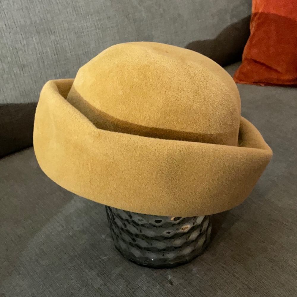 Vintage Camel Wool Hat
